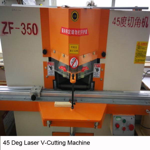 45 deg laser cutting machine