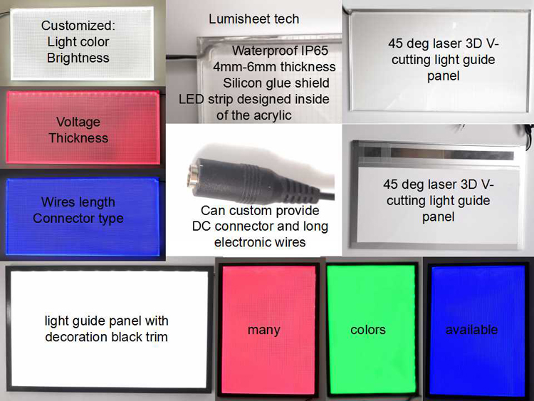 lumisheet led light guide panel